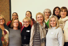 Die Ausbildungsgruppe mit Koordinatorin Ute Rodehorst vom Ambulanten Hospizdienst (links).