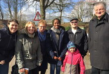 Anfang März wurde Boikobo in Isernhagen von Familie Fisher, Yvonne Dorsch, Dörte Behn-Hartwig und Karsten Henkmann begrüßt.