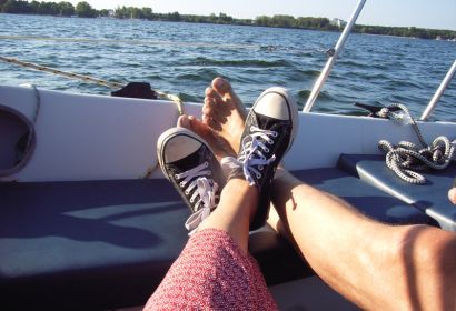 Sich den Kopf freipusten lassen und entspannen beim Blick aufs Meer ... Foto: Andrea Hesse