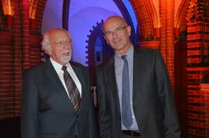 Bekenntnis zur politischen Dimension kirchlichen Handelns: Wolfgang Puschmann (links) und Holger Grünjes. Foto: Andrea Hesse
