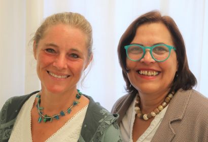 Kathrin Witt (links) und Ute Rodehorst freuen sich auf die gemeinsame Arbeit im Ambulanten Hospizdienst.