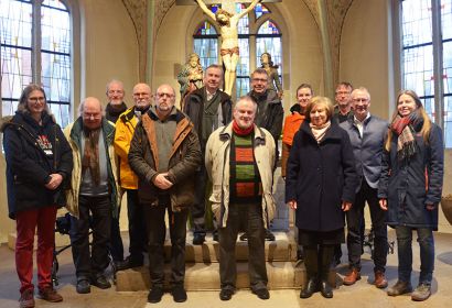 Mit einer Andacht in der St.-Petri-Kirche begannen die Kirchenmusiker*innen ihre Jahreskonferenz. Foto: Andrea Hesse