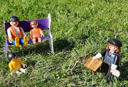 Ein Gottesdienst bei Sonnenschein im Freien – darauf freuen sich Pastorin Lonkwitz und die Resser Kirchengemeinde.