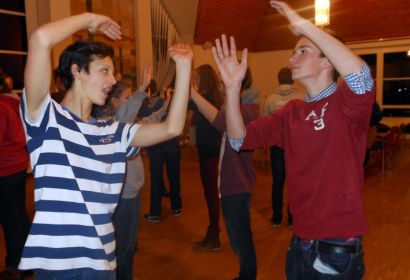 Verschiedene Rollenspiele gehörten zur Ausbildung der 24 Trainees aus dem Kirchenkreis