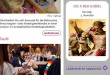 Das eingebunde sog. Widget auf der Kirchenkreis-Homepage.