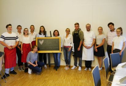 Organisation, Küche und Service lagen in ihren Händen.