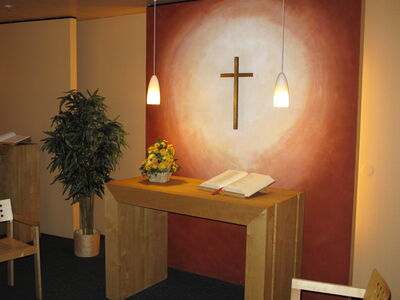 Kapelle im Flughafen (Foto: Andrea Hesse)