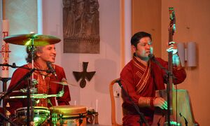 Eine fast magische Stimmung in der St.-Marcus-Kirche schufen die Musiker der Gruppe Sedaa. Foto: Andrea Hesse
