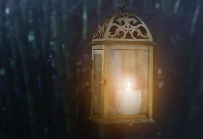 Dunkelheit, Laterne, Licht