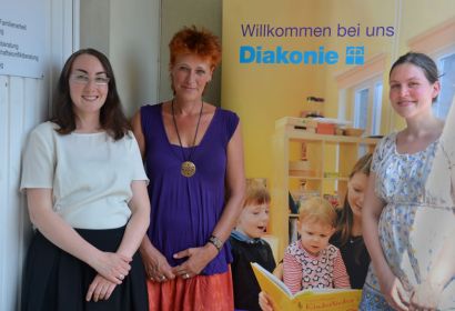 Anne-Marei Stamme (von links), Angela Carld und Dorothee Beckermann nehmen die täglichen Herausforderungen in der diakonischen Beratungsarbeit an. Foto: Andrea Hesse