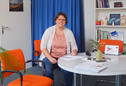 In der Klinik für Psychiatrie und Psychotherapie hat Anna Thumser einen Raum für Seelsorgegespräche eingerichtet. Foto: Andrea Hesse