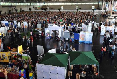 Mehr als 7.000 Besucherinnen und Besucher kamen im Jahr 2010 zum Tag des Ehrenamtes auf das Messegelände in Hannover. Foto: Jens Schulze