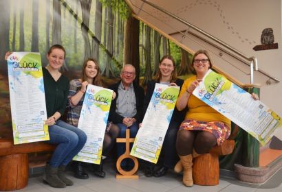 Dem Glück ein Stück näher kommen wollen Franziska Feldmann (von links), Liesa Rempe, Werner Bürgel, Anne Basedau und Anna Thumser. Foto: Andrea Hesse