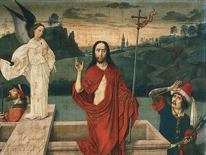 Auferstehung (Ausschnitt), Dieric Bouts [Public domain], via Wikimedia Commons