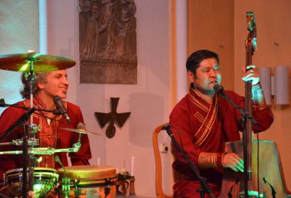 Eine fast magische Stimmung in der St.-Marcus-Kirche schufen die Musiker der Gruppe Sedaa. Foto: Andrea Hesse
