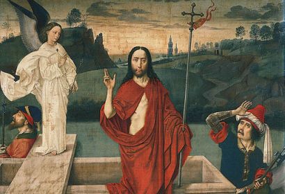 Auferstehung (Ausschnitt), Dieric Bouts [Public domain], via Wikimedia Commons