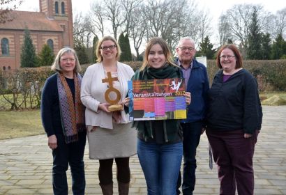 Zukunftsfähig: Das Team des Kirchenkreisjugenddienstes mit (von links) Dorthee Lüdeke, Anna Thumser, Laura Schmidt, Werner Bürgel und Reni Kruckemeyer-Zettel. Foto: Andrea Hesse