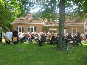 Die ökumenischen Regionalgottesdienste an Himmelfahrt sind gute Tradition – hier im Jahr 2012 in der Matthias-Claudius-Kirchengemeinde. Foto: H. Brendel