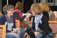 In sehr offener Gesprächsatmosphäre tauschten sich die Pfarramtssekretärinnen im Plenum und in Workshops aus. Fotos: Andrea Hesse