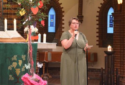 "Ich fühle mich reich beschenkt": Anna Thumser verabschiedete sich aus dem Kirchenkreisjugenddienst. Foto: Andrea Hesse