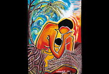 Das Motiv zum Weltgebetstag 2021 erinnert an den Zyklon Pam, der im März 2015 fast alle Häuser auf den Inseln Vanuatus zerstörte. Bild: Juliette Pita