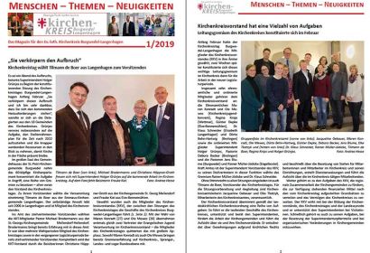 01 / 2019 - Magazin „Menschen – Themen – Neuigkeiten“