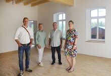 Sie freuen sich auf die Einweihung (von links): Michael Hemme, Christiane Höppner-Groth, Michael Brodermanns und Silke Noormann. Foto: Andrea Hesse