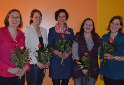 Einstimmig wurden sie in ihre Ämter gewählt (von links): Michaela Tadje, Rebecca v. Wick, Janina Brüggemann, Marina Steinmetz und Hanna Georgi. Foto: A. Hesse