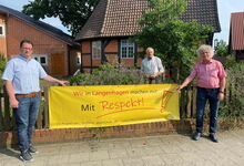 Mit Überzeugung dabei (von links): Marko Balkenhol, Rolf Oppermann und Falk Wook. Foto: Insa Becker-Wook
