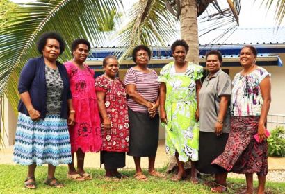 Ein Teil des Vorbereitungskomitees, das in Vanuatu den Weltgebetstag vorbereitete. Foto: WGT