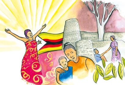 Das Motiv zum Weltgebetstag 2020 wurde von Nonhlanhla Mathe aus Simbabwe gemalt.