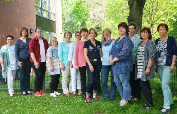 In der Elia-Kirchengemeinde kamen die Pfarramtssekretärinnen zu ihrem Treffen zusammen. Mit dabei: Mitglieder der MAV. Foto: Andrea Hesse