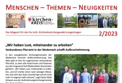02 / 2023 - Magazin „Menschen – Themen – Neuigkeiten“