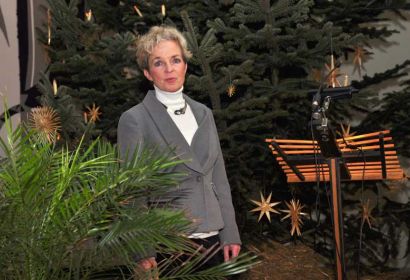 Klare Worte fand Hanna Legatis in ihrer Ansprache in der Godshorner Kirche Zum Guten Hirten. Foto: D. Lange