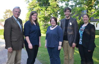 Sie setzen auf Gespräche und Beteiligung (v. l.): Friedrich Engeling, Miriam Ristau, Susann Lichterfeld, Robert Kurz und Debora Knoblauch.(© Hesse)