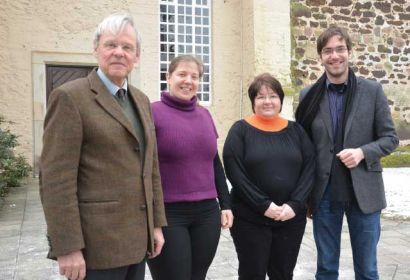 Der neue Kirchenkreistagsvorstand mit (von links) Friedrich Engeling, Debora Knoblauch, Susann Lichterfeld und Robert Kurz. Foto: A. Hesse