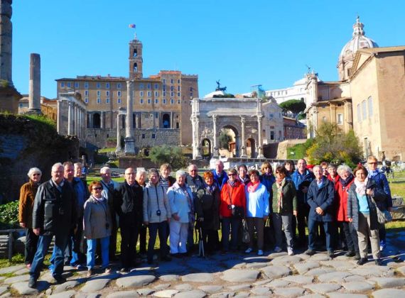 Zahlreiche Stätten des christlichen Lebens in Rom besuchte die Reisegruppe aus Langenhagen.