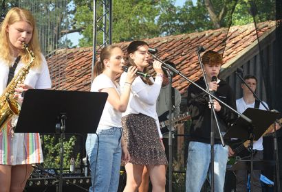 Sound Factory, hier beim Jugendfestival im September 2023, hat einen Song zur Jahreslosung aufgenommen. Foto: Andrea Hesse