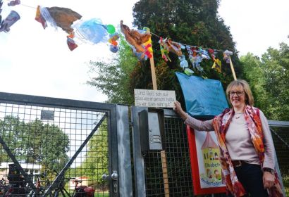 "Nicht mehr alles gut": Tabea Pipenbrink organisierte in der Elisabeth-Kita ein Müllprojekt. Foto: Andrea Hesse
