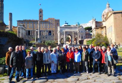 Zahlreiche Stätten des christlichen Lebens in Rom besuchte die Reisegruppe aus Langenhagen.
