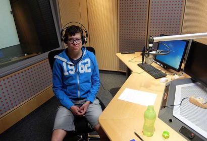 Till Bittner aus Schulenburg war im Landesfunkhaus mit dabei.