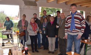 Rohbau und Dachstuhl sind geschafft: Die Kirchengemeinde St. Marien feierte ihr Richtfest. Foto: Andrea Hesse