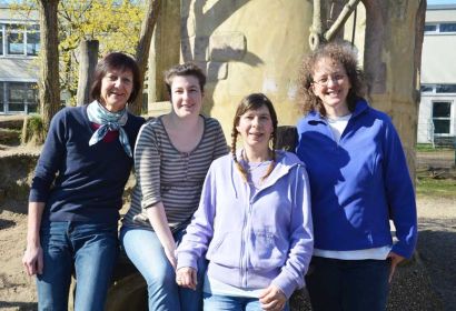 Für die Förderung der Sprachkompetenz der Jüngsten in ihrer Einrichtung engagieren sich (von links) Kita-Leiterin Karin Cordes, Jasmin Briem, Ramona Kirchner und Doris Pröve. Foto: A. Hesse