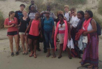 Die Gäste aus dem Partnerkirchenkreis Odi auf der Insel Norderney.