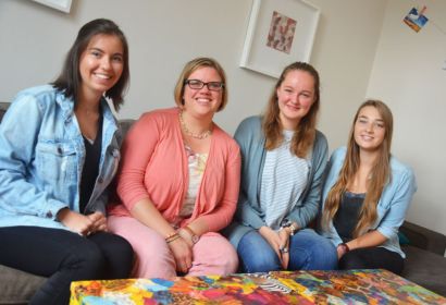 Ein Team, das offen ist für neue Perspektiven (von links): Laura Schmidt, Anna Thumser, Franziska Feldmann und Liesa Rempe. Foto: Andrea Hesse