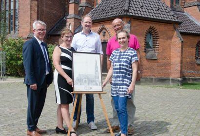 Torsten Kröncke (von links), Bettina Praßler-Kröncke, Arne Hallmann, Holger Grünjes und Dagmar Schmidt haben ein besonderes Programm vorbereitet. Foto: Andrea Hesse