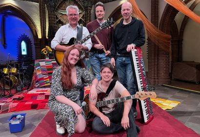 Konstante inmitten von Vielfalt: die Querbeet-Band in der Elisabethkirche.