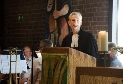 „Suchet der Stadt Bestes“: Landessuperintendentin Dr. Petra Bahr predigte im Festgottesdienst. Foto: Andrea Hesse