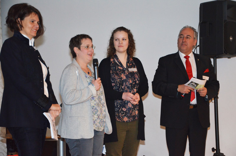 Interview zum Familienzentrum Emma und Paul (von links): Marena Heuer, Anke Kappler, Annika Kruse und Olaf Krause. Foto: Andrea Hesse