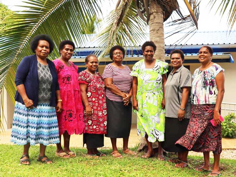 Ein Teil des Vorbereitungskomitees, das in Vanuatu den Weltgebetstag vorbereitete. Foto: WGT